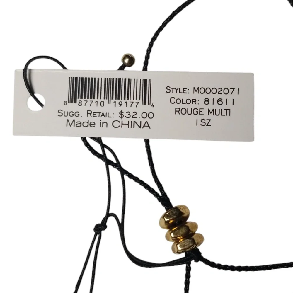 Marc by‎ Marc Jacobs Slide Friendship Bracelet with Charm